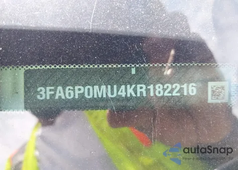 2019 Ford Fusion Hybrid Sel from USA, damaged, VIN 3FA6P0MU4KR182216